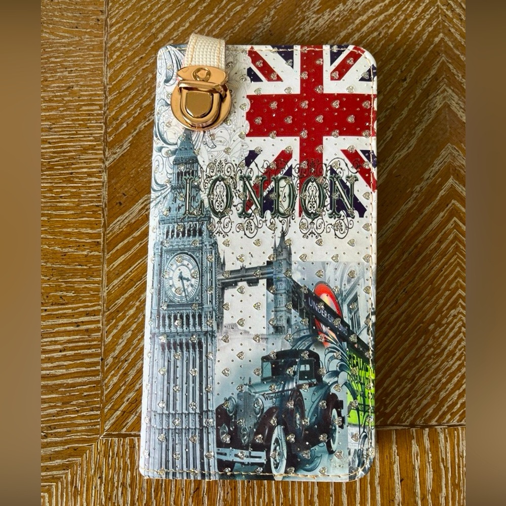 Sparkly long wallet